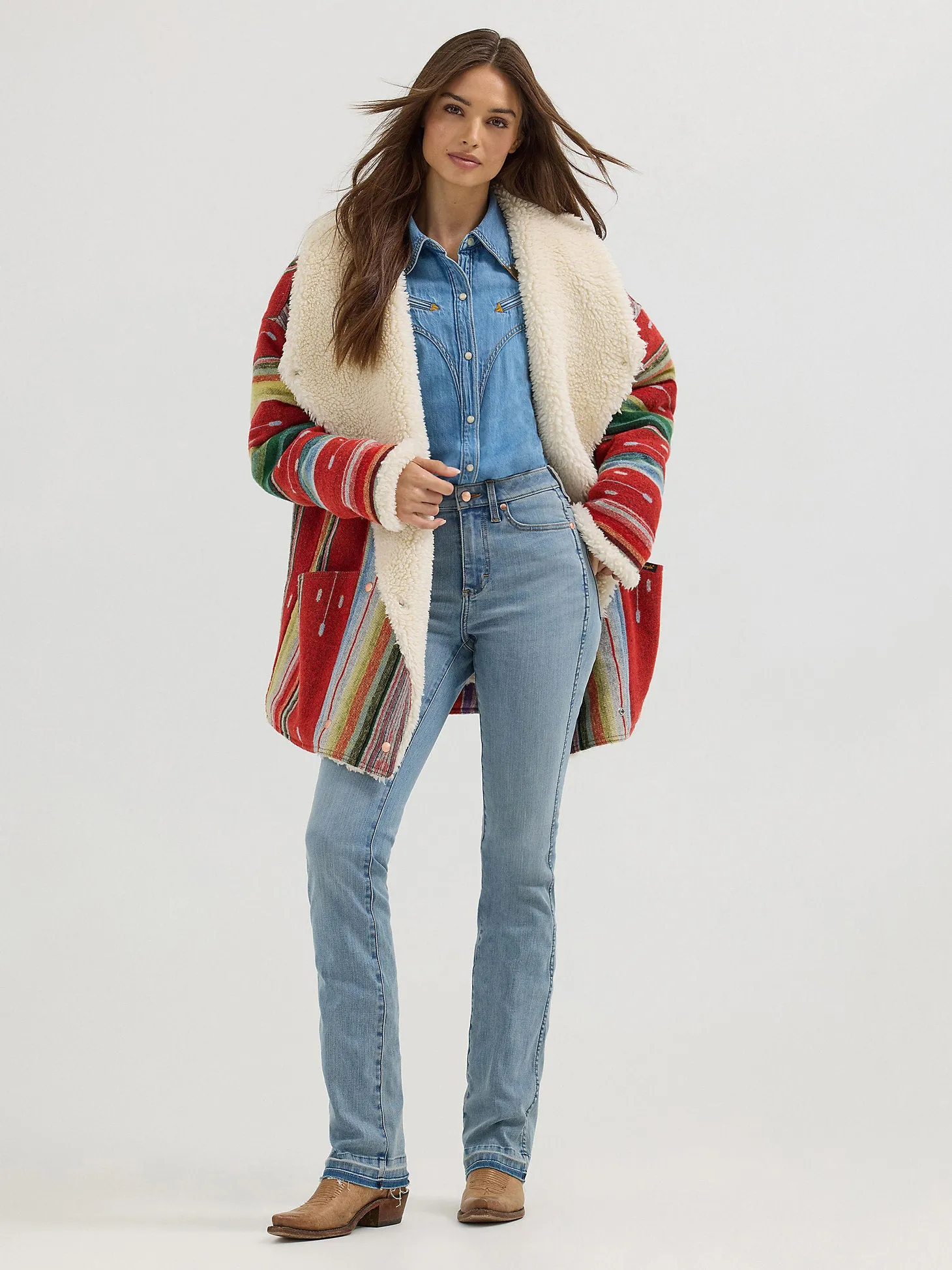 Lainey Wilson Sunburst Sherpa Coat