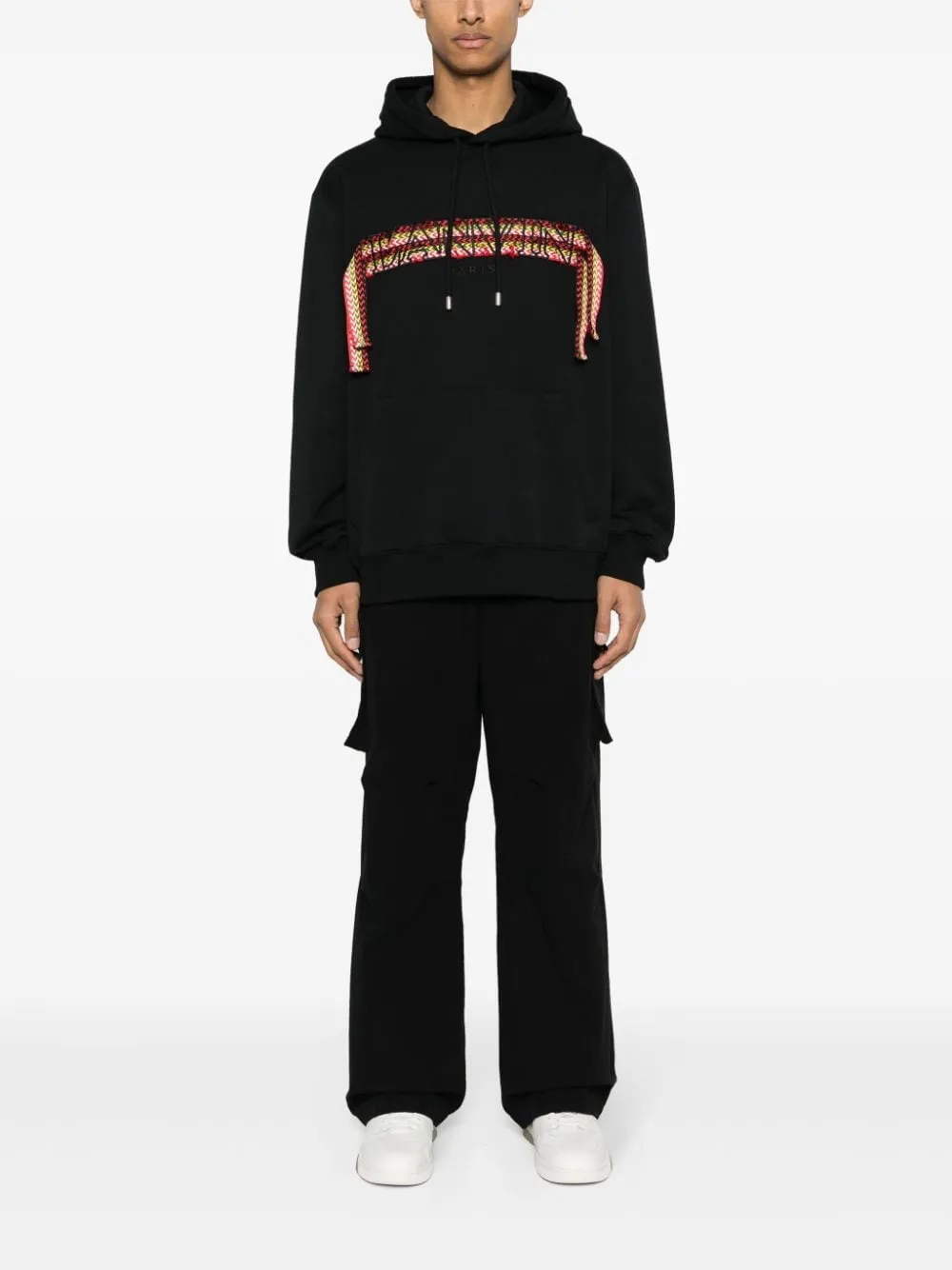 Lanvin - Sweat à capuche black Curb