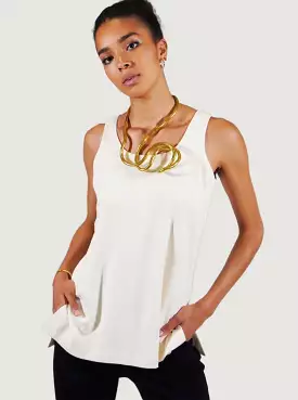 Luxe Ponte Square Neck Long Tank - The Sheridan