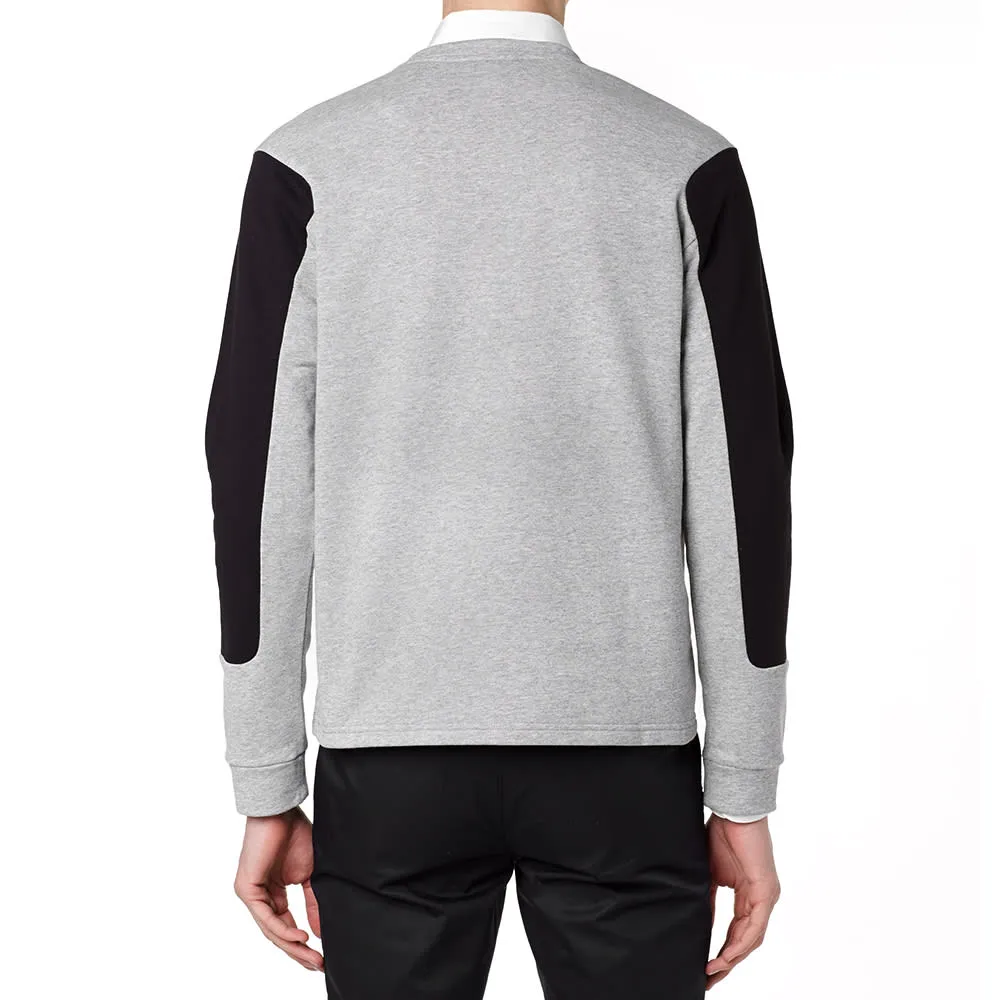 Marni Varsity Crew Neck SweatGrey & Black