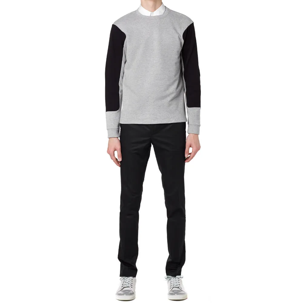 Marni Varsity Crew Neck SweatGrey & Black