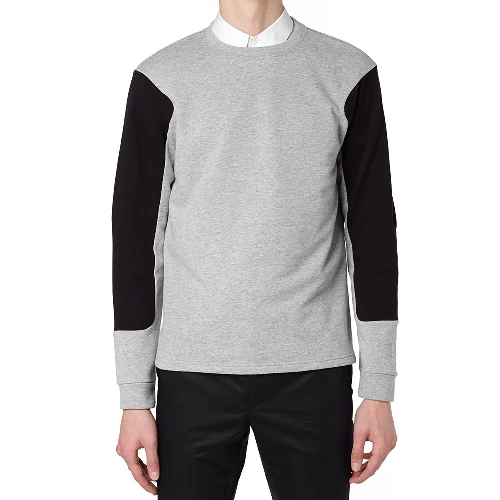 Marni Varsity Crew Neck SweatGrey & Black