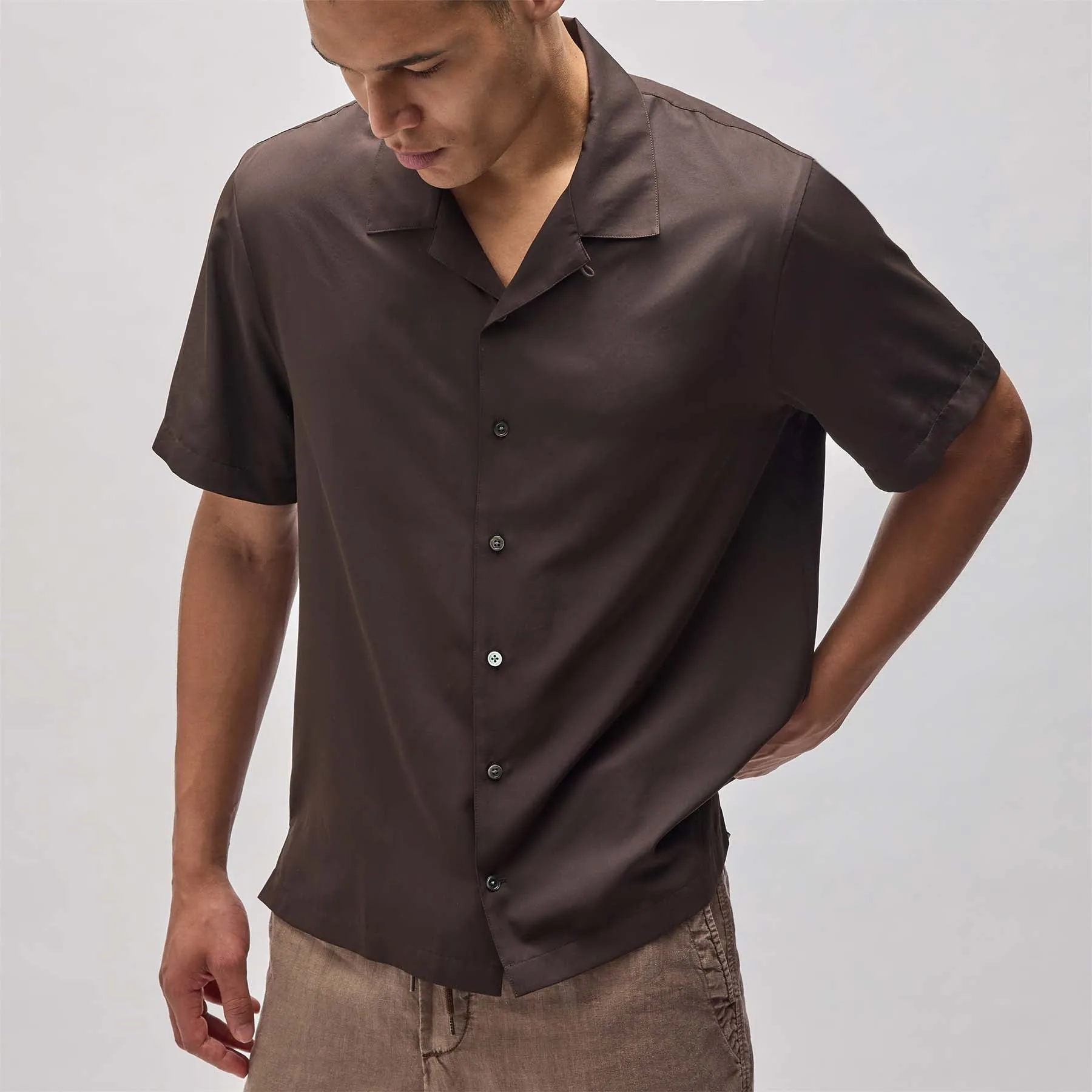 Matte Cabana Short Sleeve Shirt - Porcupine