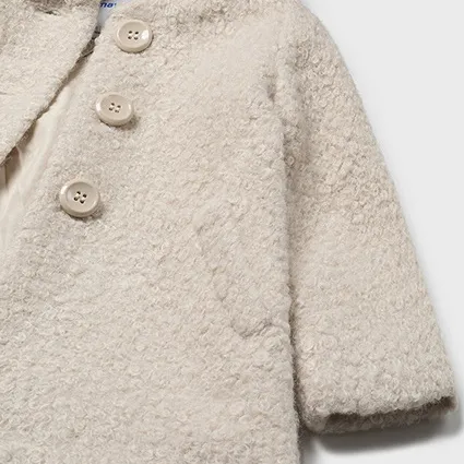 Mayoral Shearling Coat Almond 2.478_036