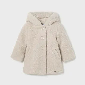 Mayoral Shearling Coat Almond 2.478_036