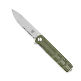 Medium Kuzio OD Green Drop Serrated