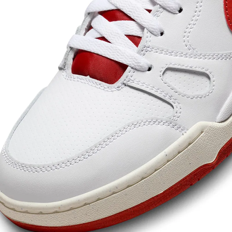 Men's Full Force Low White/Mystic Red/Black