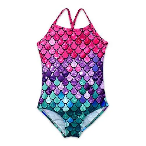 Mermaid Blue Mermaid Pink Swimsuit