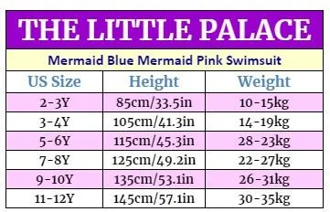 Mermaid Blue Mermaid Pink Swimsuit