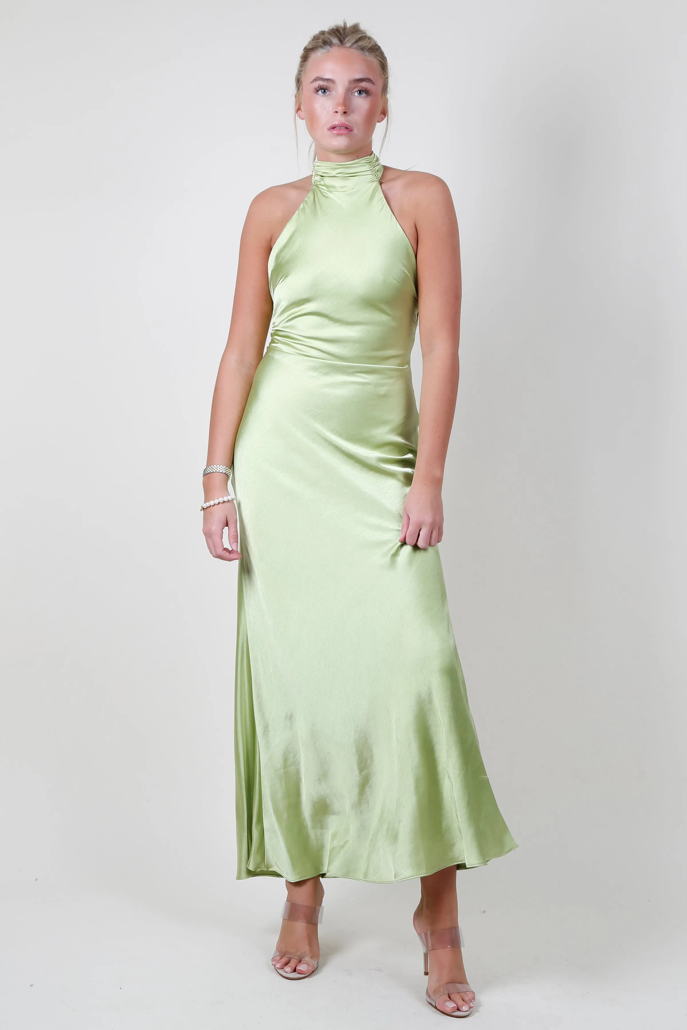 MISHA | The Evianna Dress - Bold Green