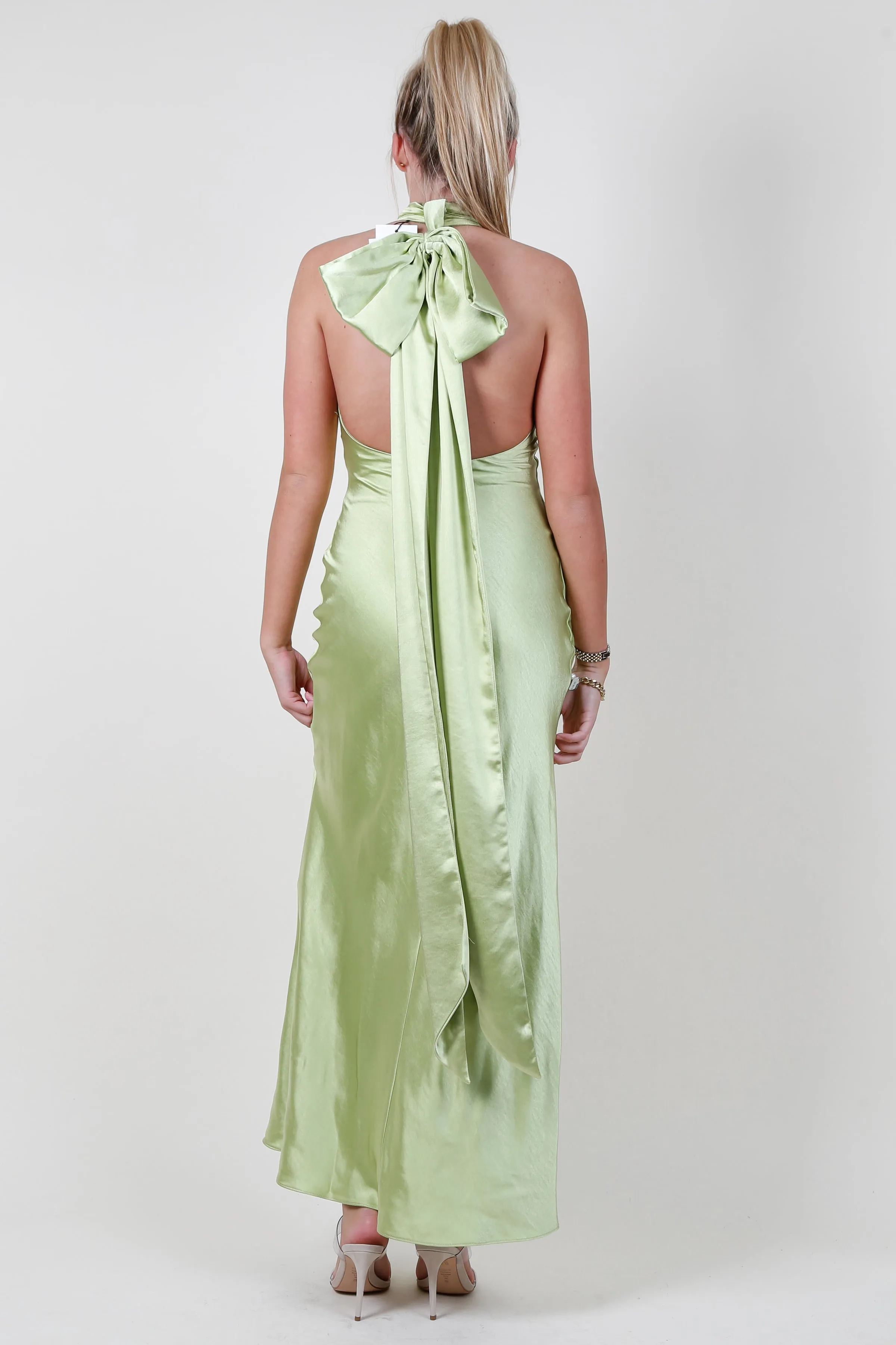 MISHA | The Evianna Dress - Bold Green