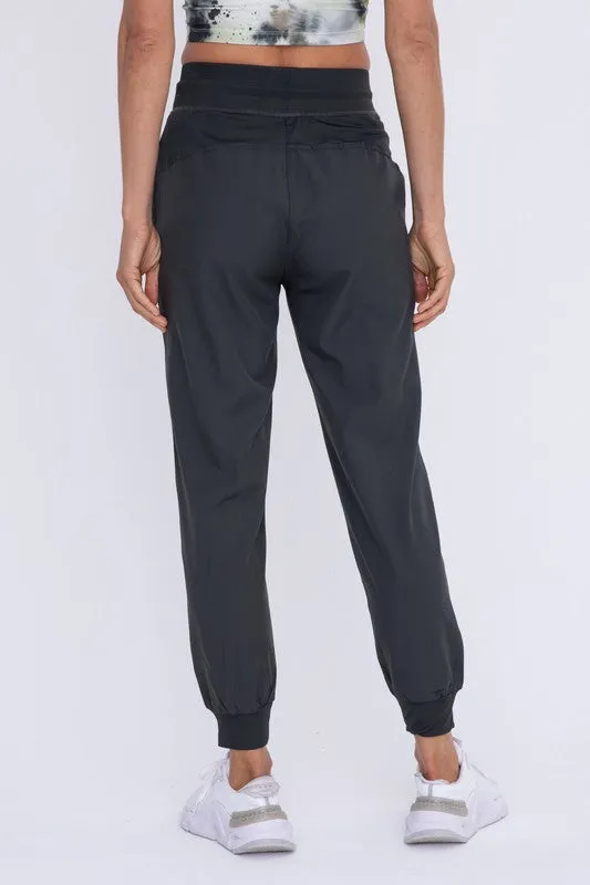 Mono B Ruched Front Active Joggers