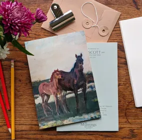 Munnings Mare and Foal A5 Soft Covered Note & Sketch Book