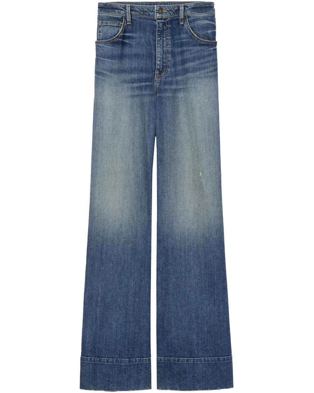 Nadege Wide Leg Jean in Classic Wash