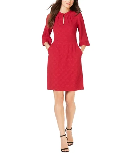 Nanette Lepore Womens Textured Cocktail Dress