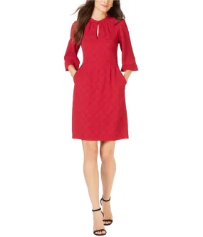 Nanette Lepore Womens Textured Cocktail Dress