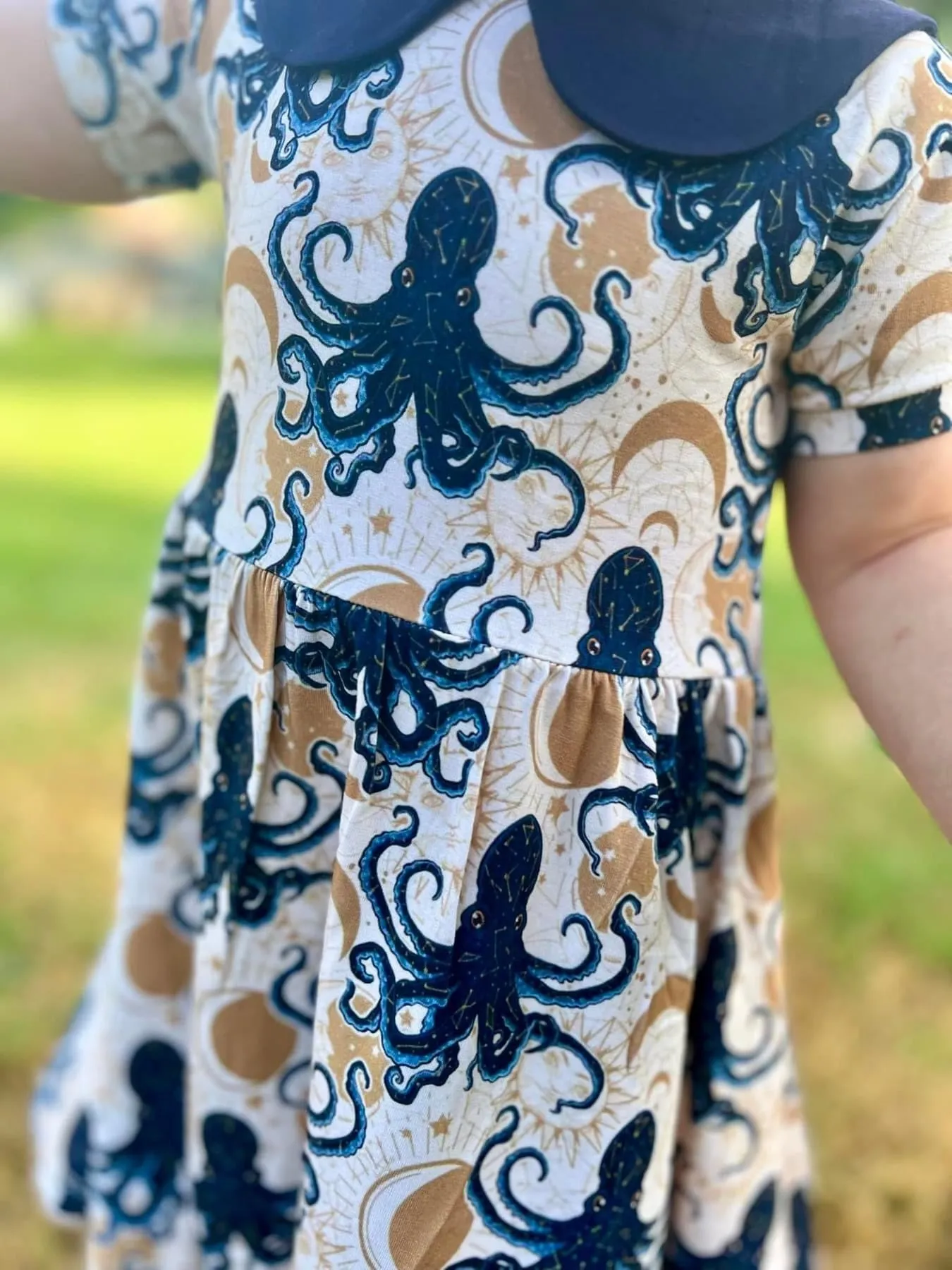 Nebuloctopus Tiered Twirl Dress