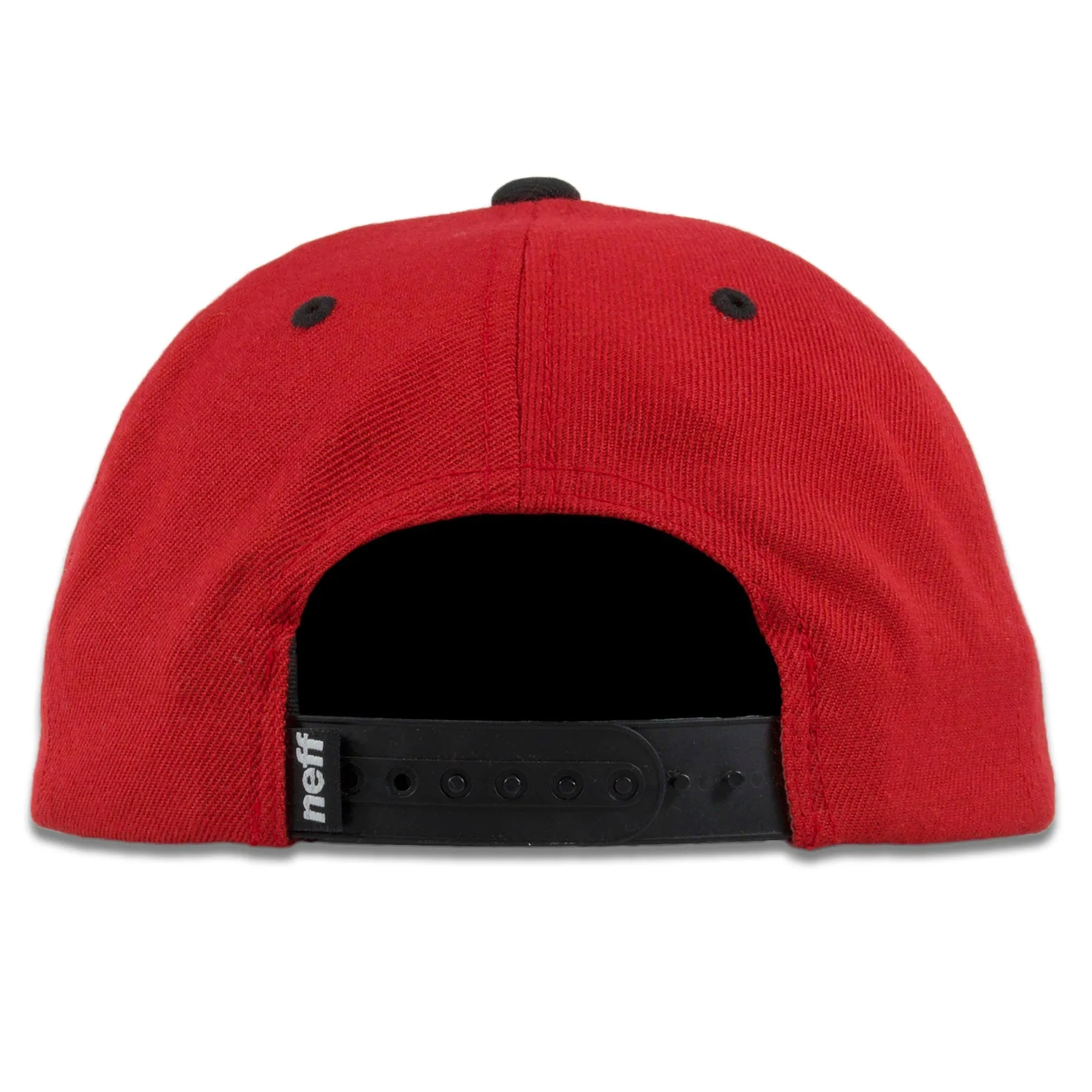 Neff Youth Sized Daily Red on Black Snapback Hat