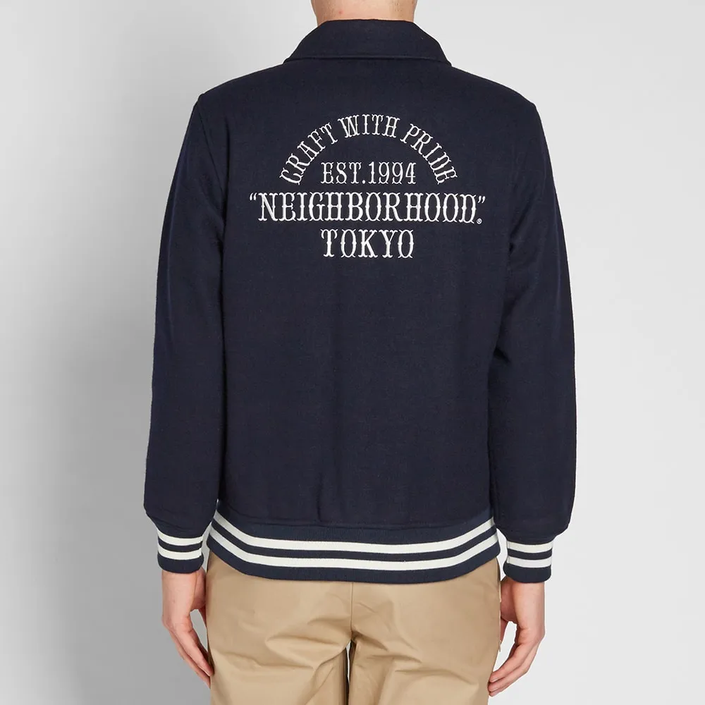 Neighborhood Varsity JacketNavy