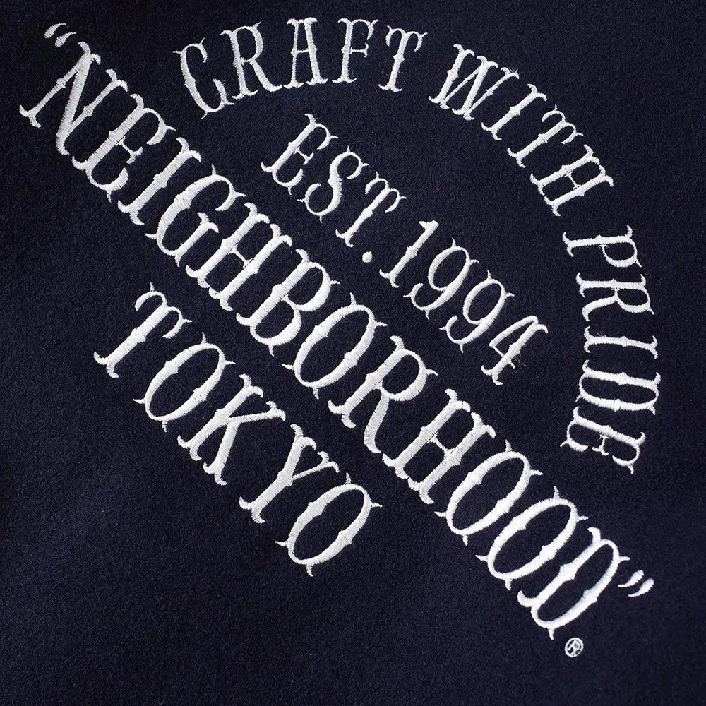 Neighborhood Varsity JacketNavy