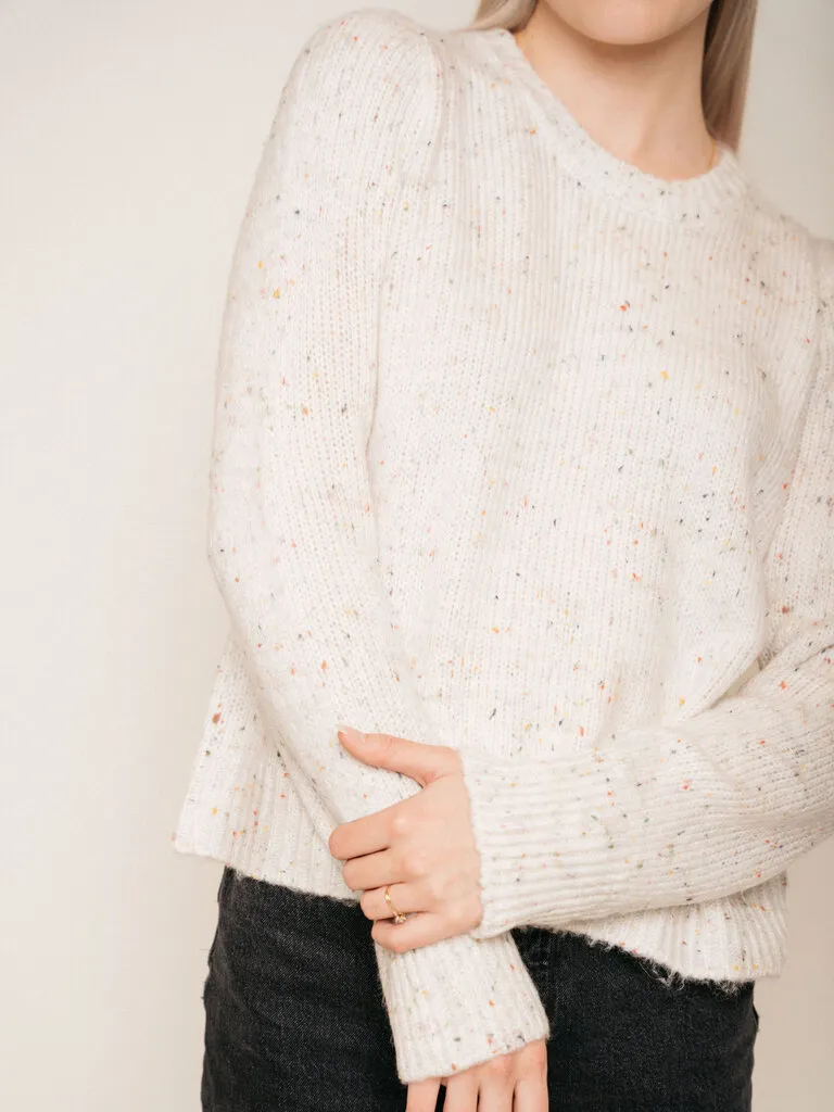 NESTLE SWEATER IN SPECKLE