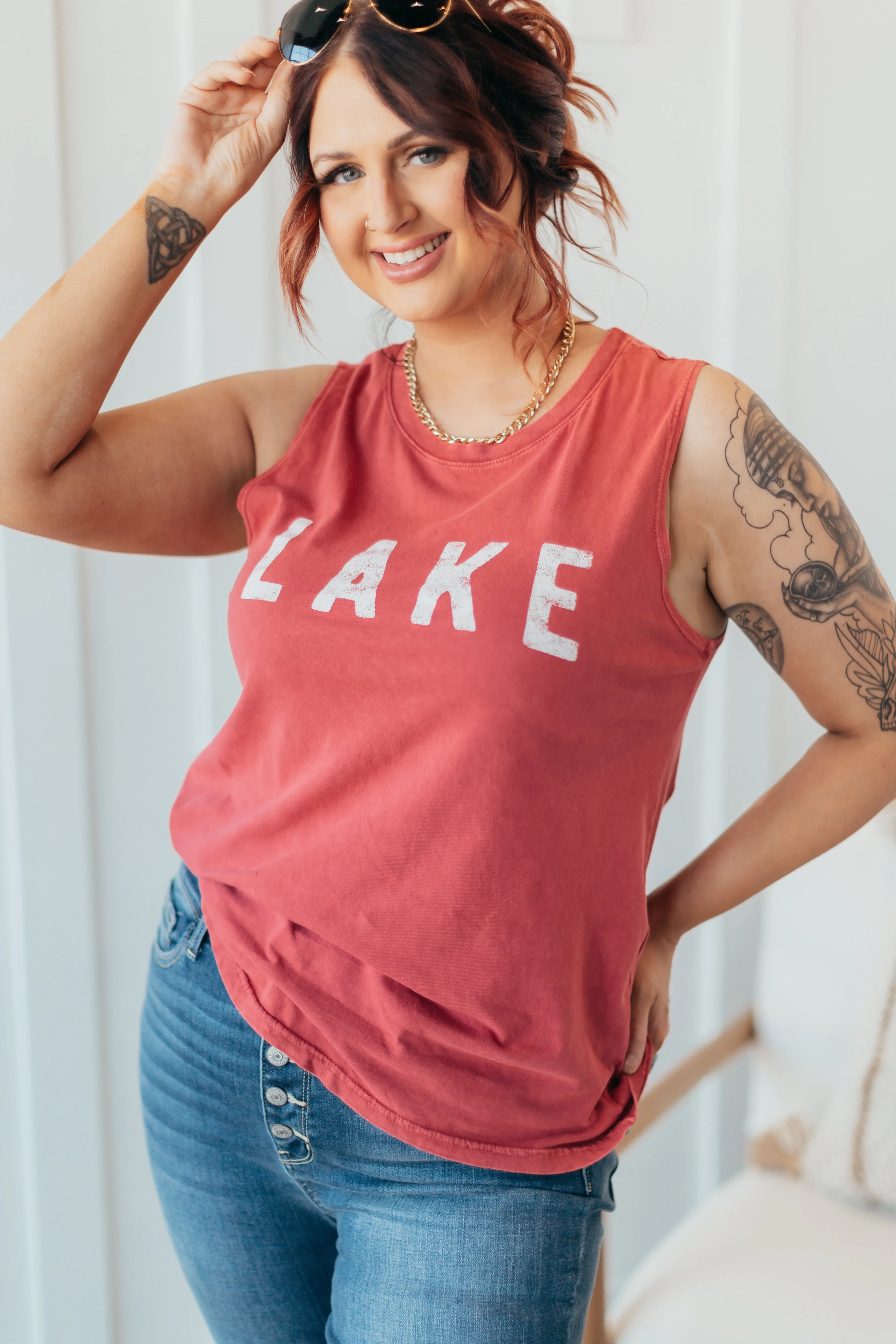 Oat Collective | Lake Mineral Wash Tank Top - 2 Colors