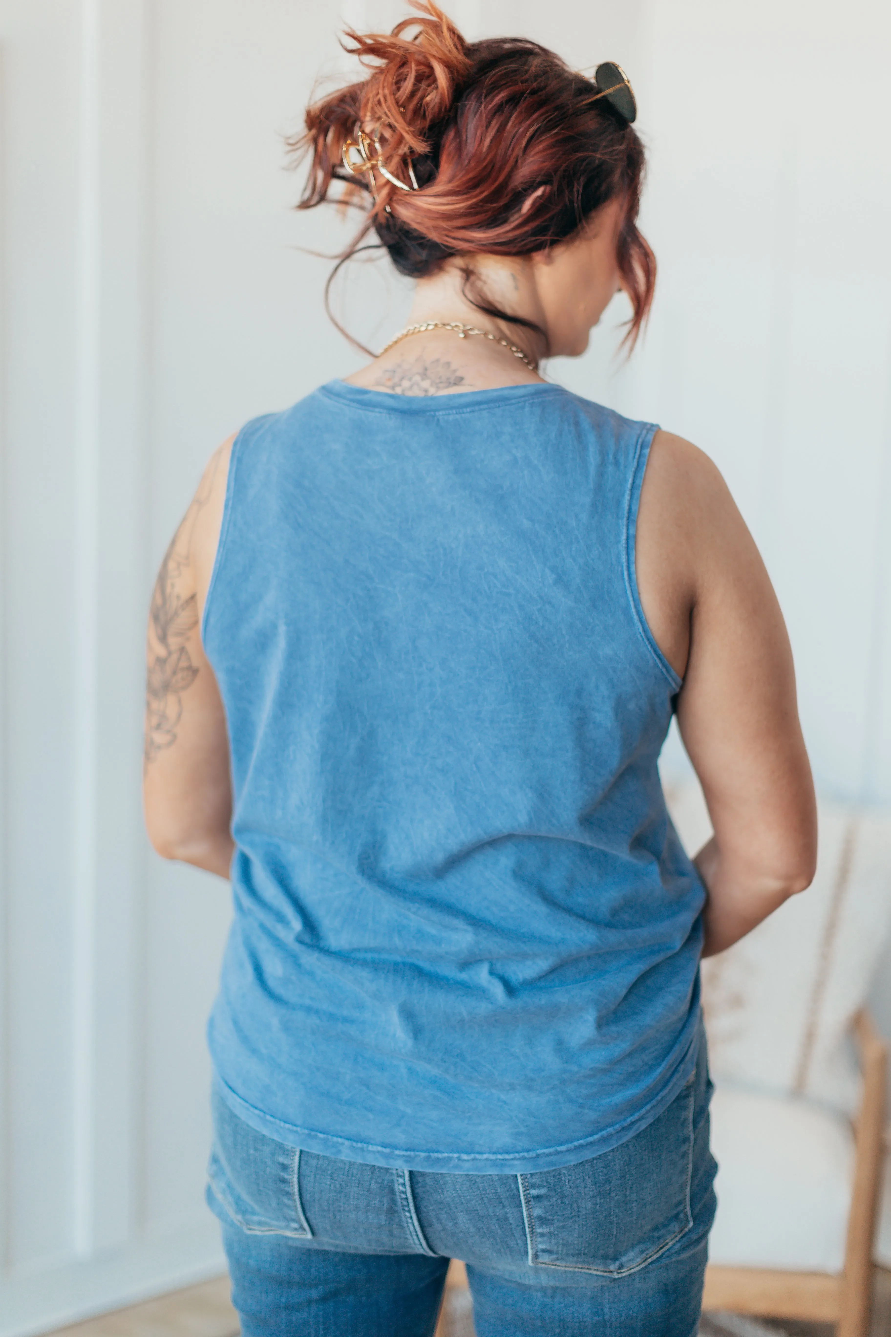 Oat Collective | Lake Mineral Wash Tank Top - 2 Colors