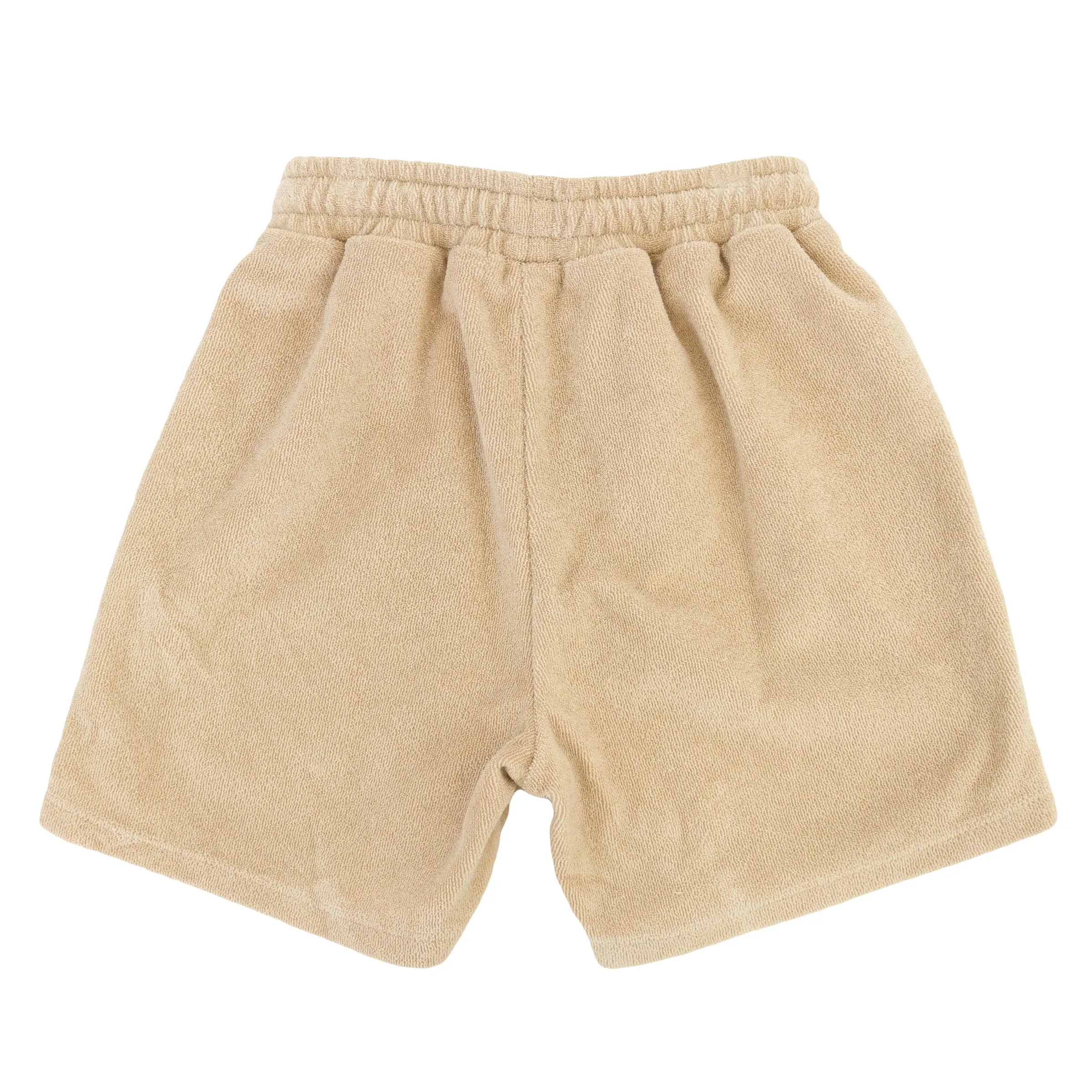 oh baby! Cotton Terry Boys Track Shorts - Sand