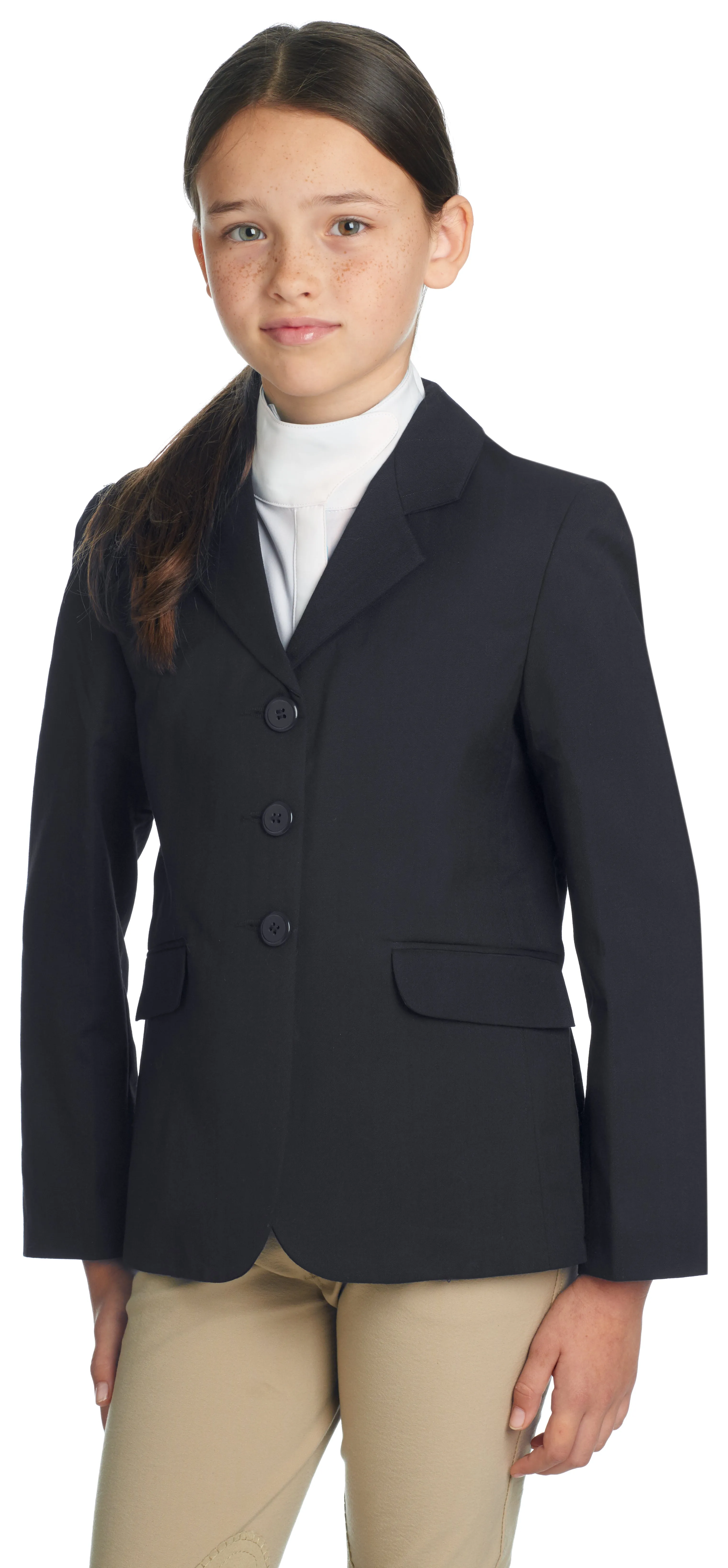 Ovation Kid's Destiny 3-Button Show Coat-Navy