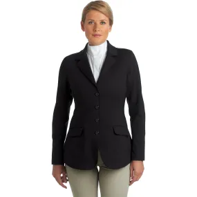 Ovation Ladies Destiny 4-Button Show Coat-Black