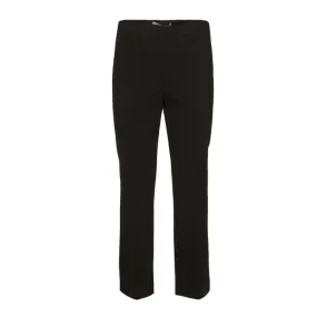 PANTALONE A ZAMPETTA JERSEY Donna Nero