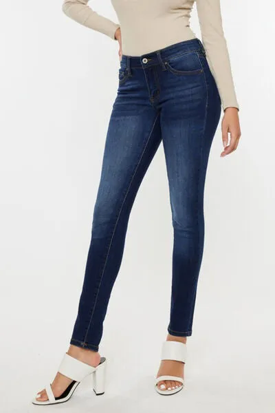 Payton Mid Rise Gradient Skinny Jeans