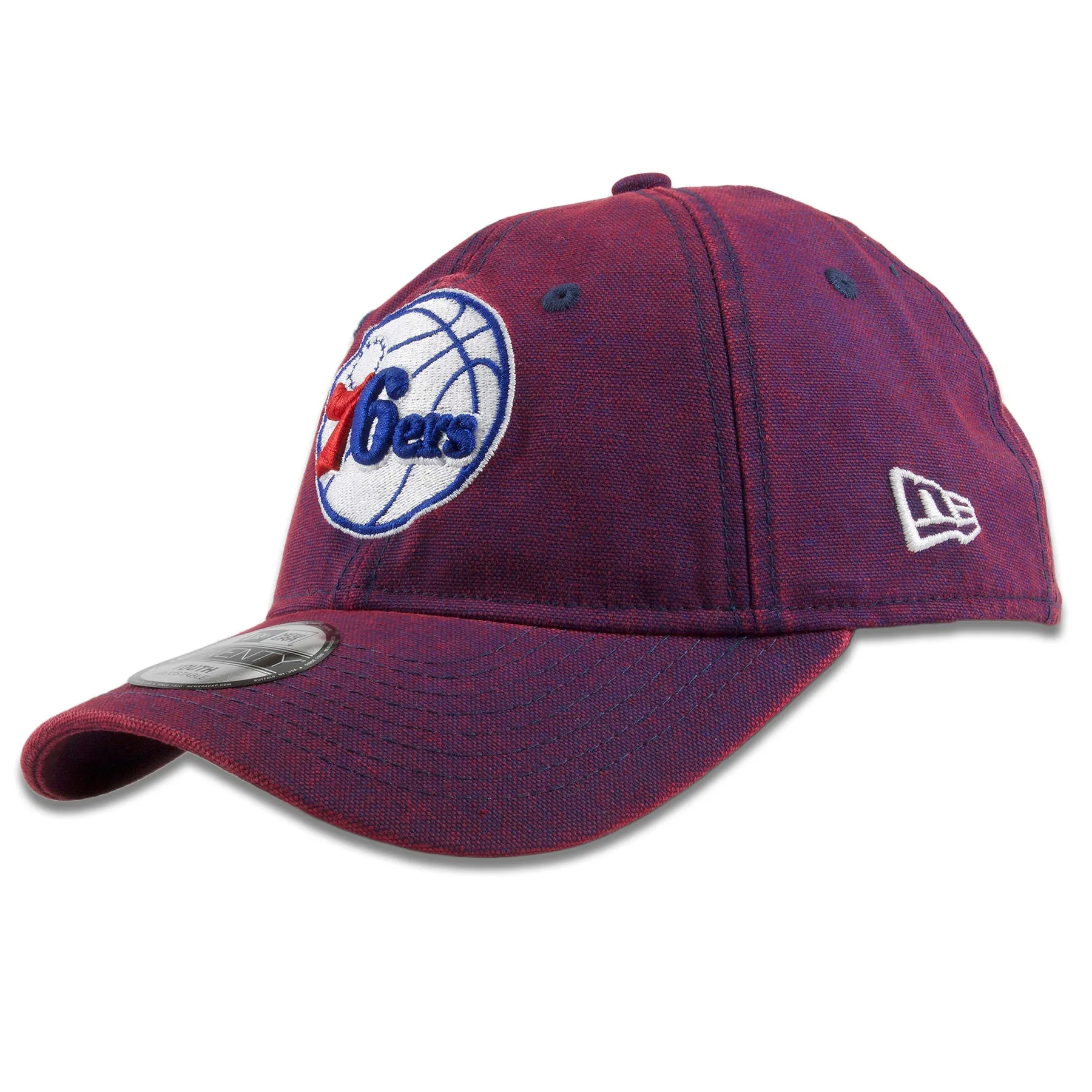 Philadelphia 76ers Purple Rugged Hue Adjustable 9Twenty Youth Sized Dad Hat