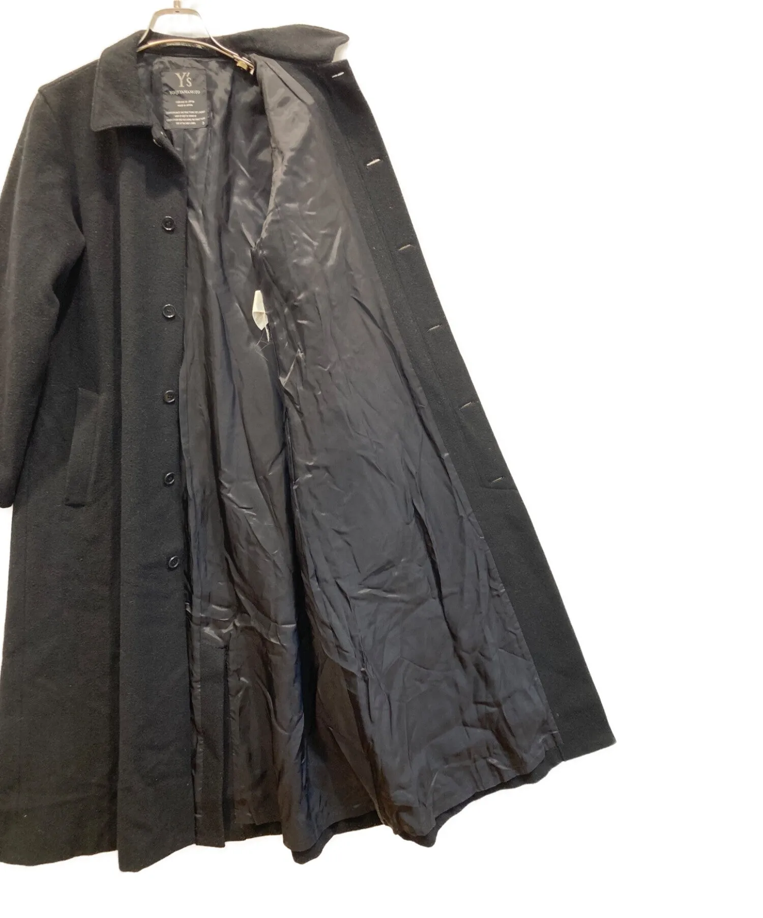 [Pre-owned] YOHJI YAMAMOTO Stenkarrer Coat / Woolen Coat / Long Coat YN-CO2-192