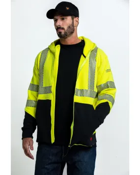 Product Name:  Ariat Men's FR Hi-Vis Full Zip Work Hoodie - Tall