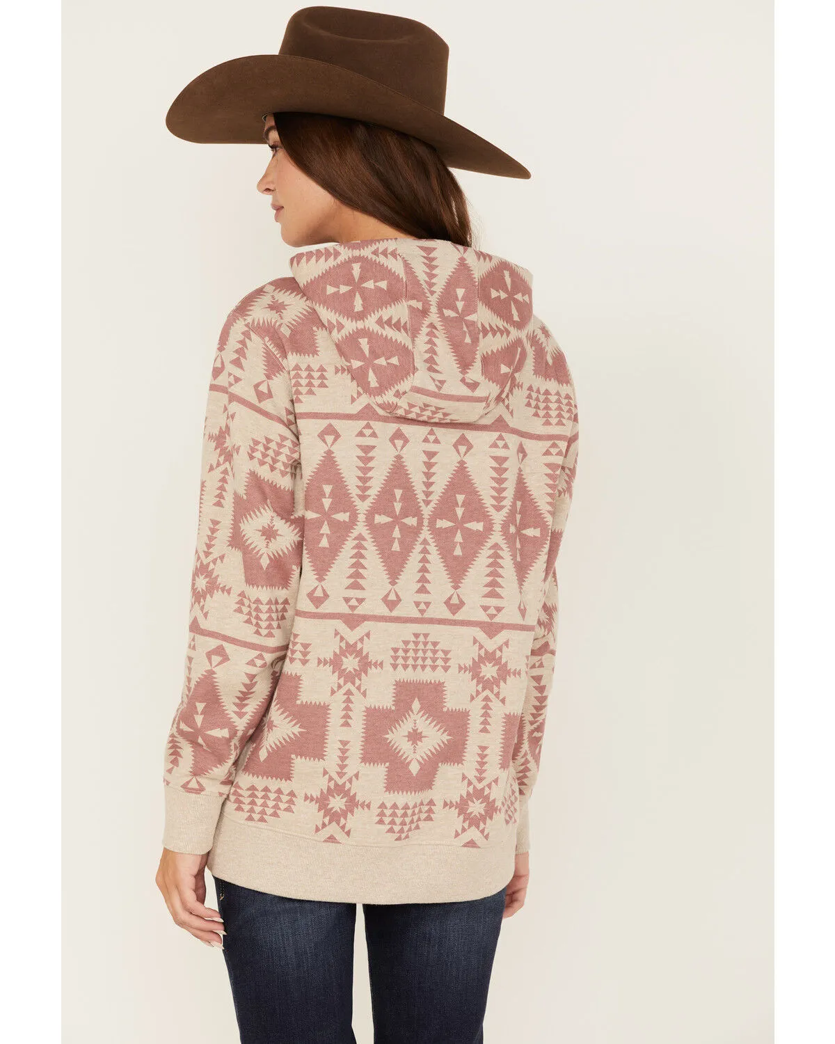 Product Name:  Ariat Women's Boot Barn Exclusive Southwestern Print Logo Graphic Hoodie