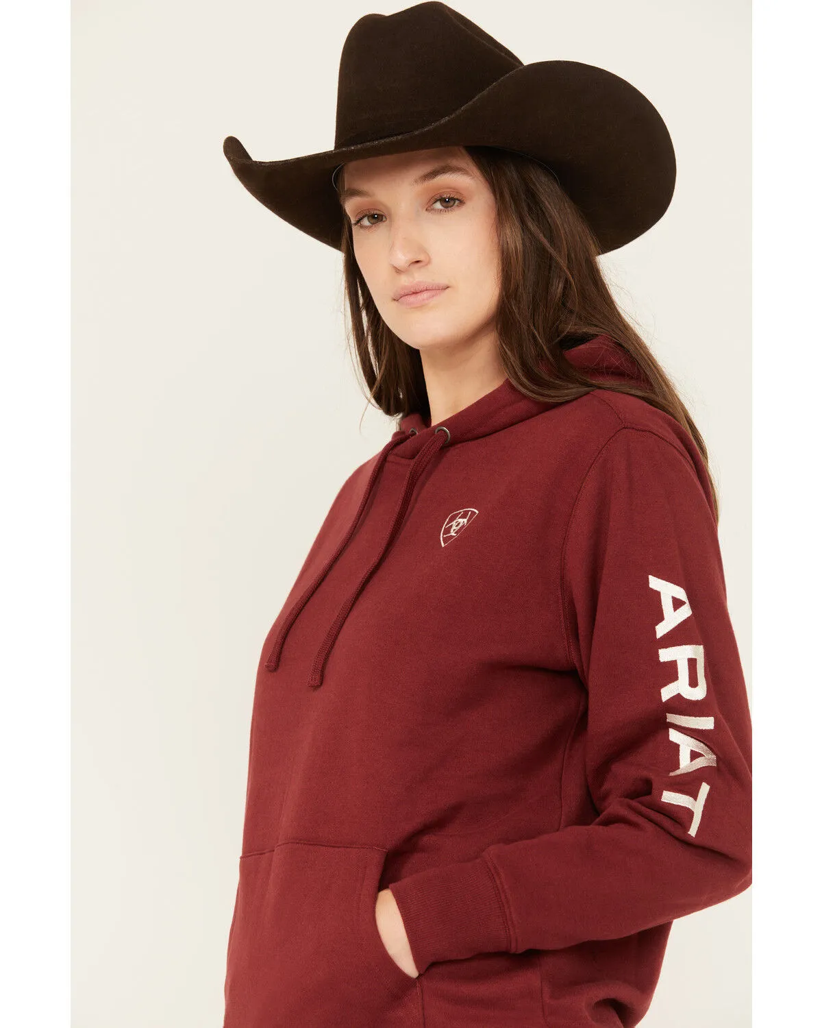 Product Name:  Ariat Women's R.E.A.L Embroidered Logo Hoodie