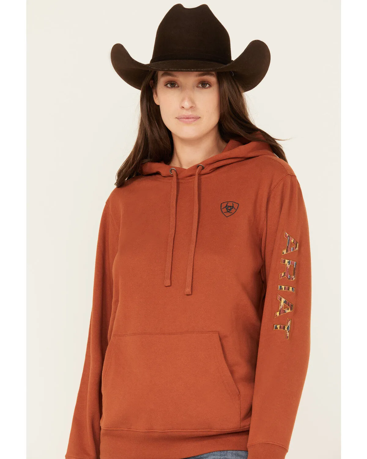 Product Name:  Ariat Women's Southwestern Print Embroidered Logo Hoodie