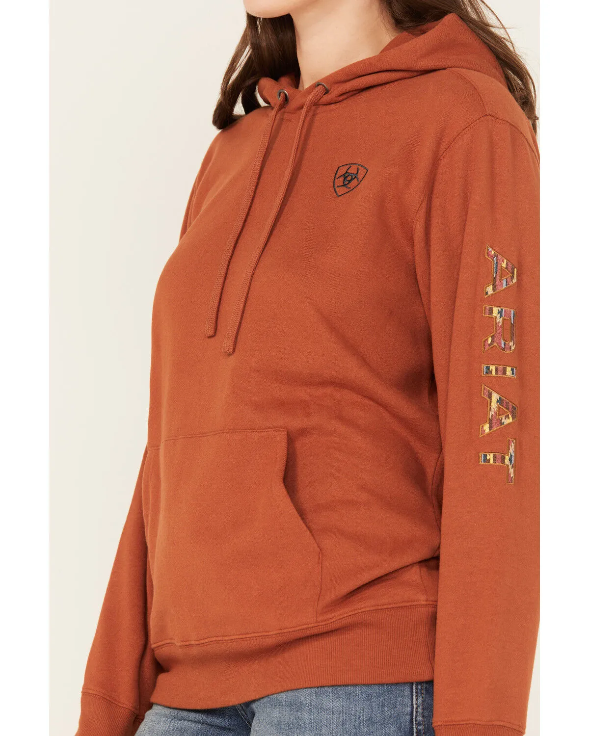 Product Name:  Ariat Women's Southwestern Print Embroidered Logo Hoodie