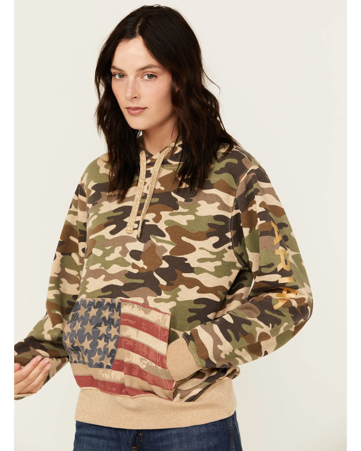 Product Name:  Ariat X Rodeo Quincy Women's Camo Hoodie