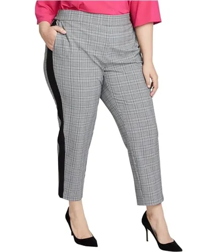 Rachel Roy Womens Glen Plaid Casual Trouser Pants