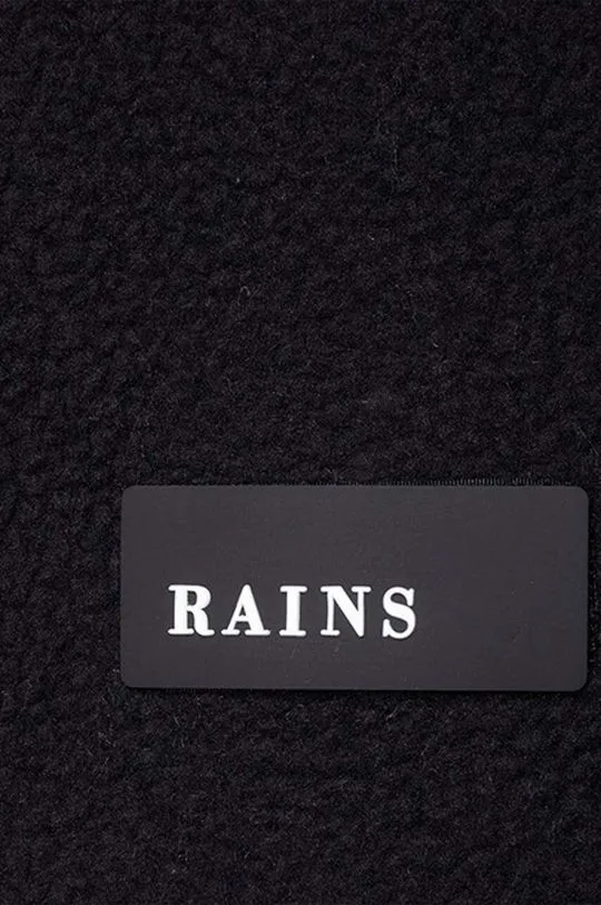 Rains sweatshirt Fleece High Neck black color