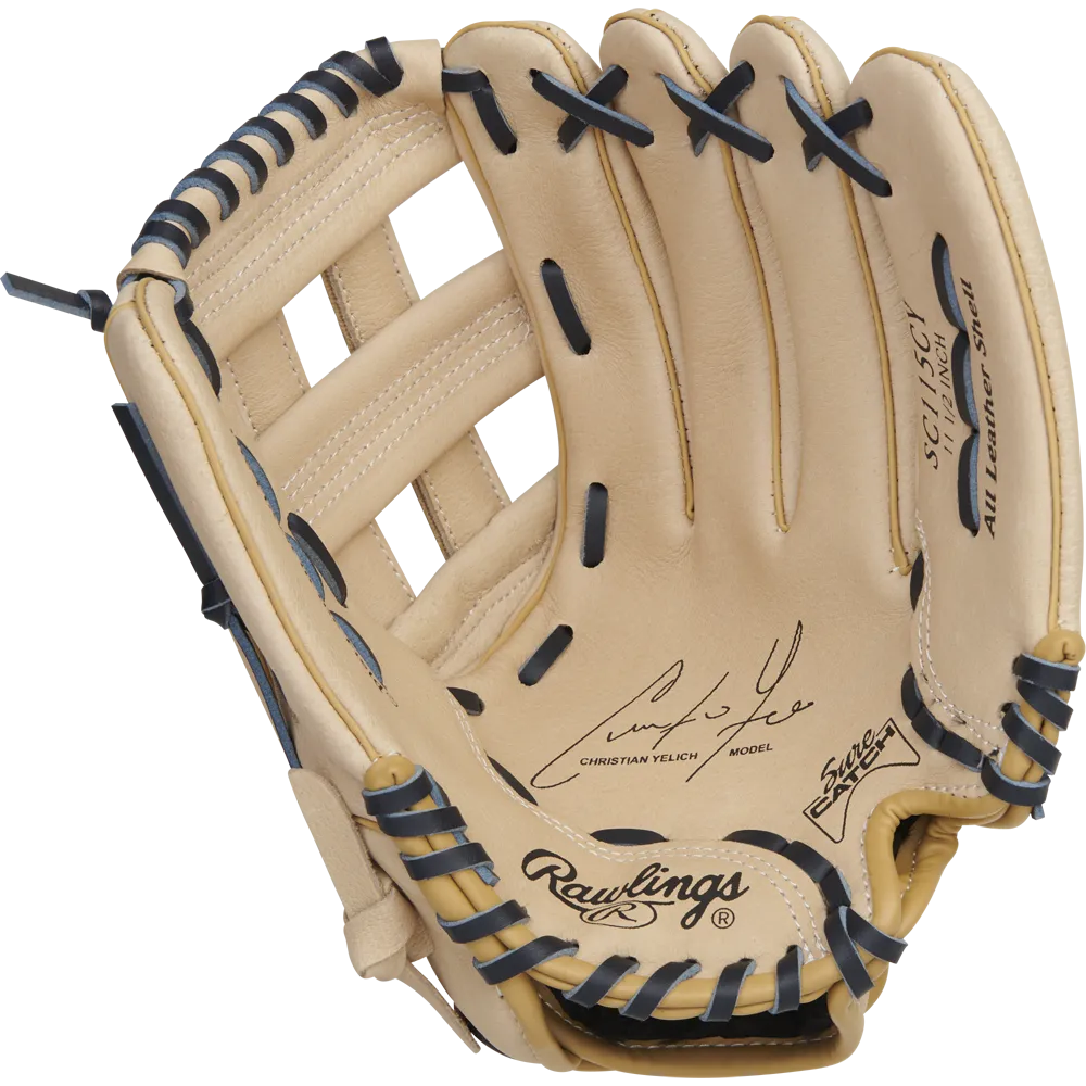 Rawlings Sure Catch 11.5 Christian Yelich Youth Baseball Glove: SC115CY