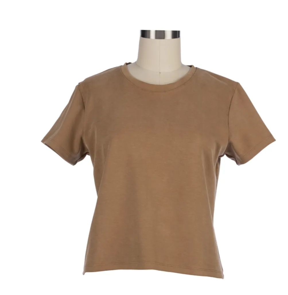 REMINGTON SCOOP NECK CROP S/S SHIRT