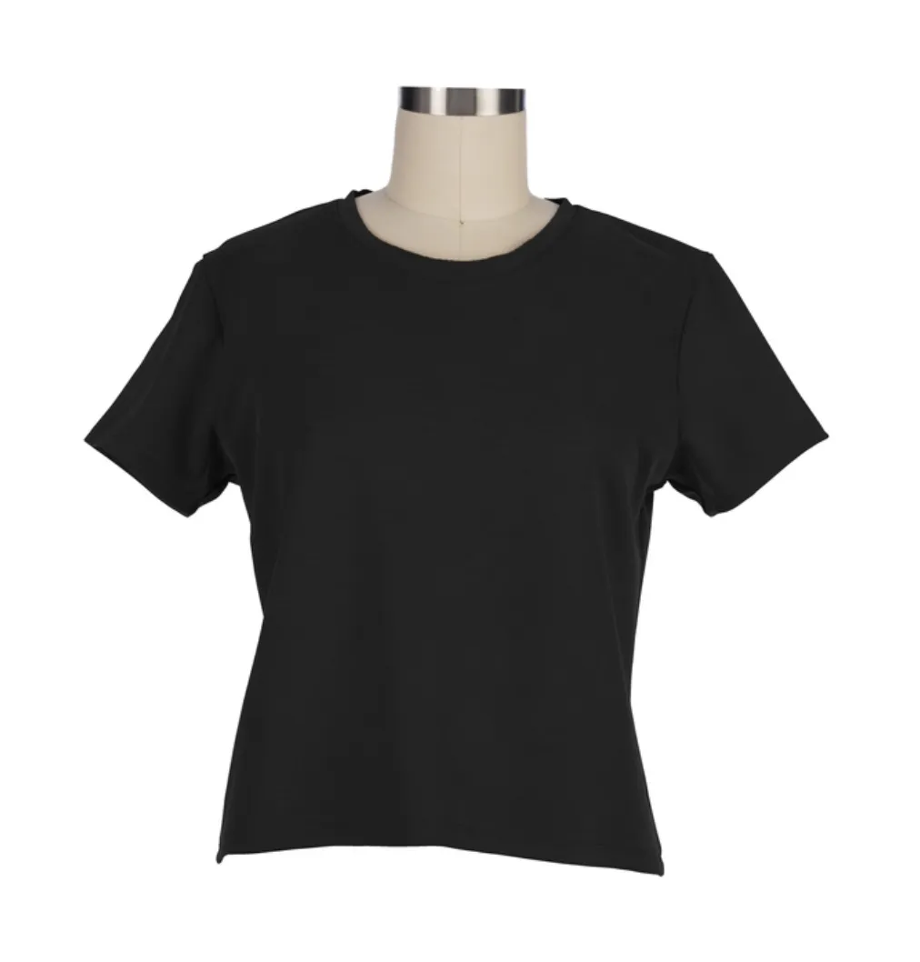 REMINGTON SCOOP NECK CROP S/S SHIRT