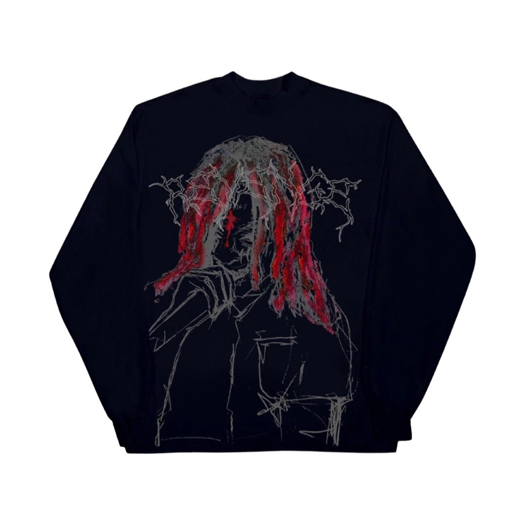 Revenge X Trippie Redd Black Lightning L/S Tee