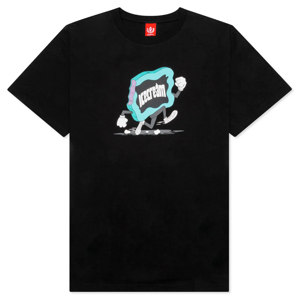 Run S/S Tee - Black