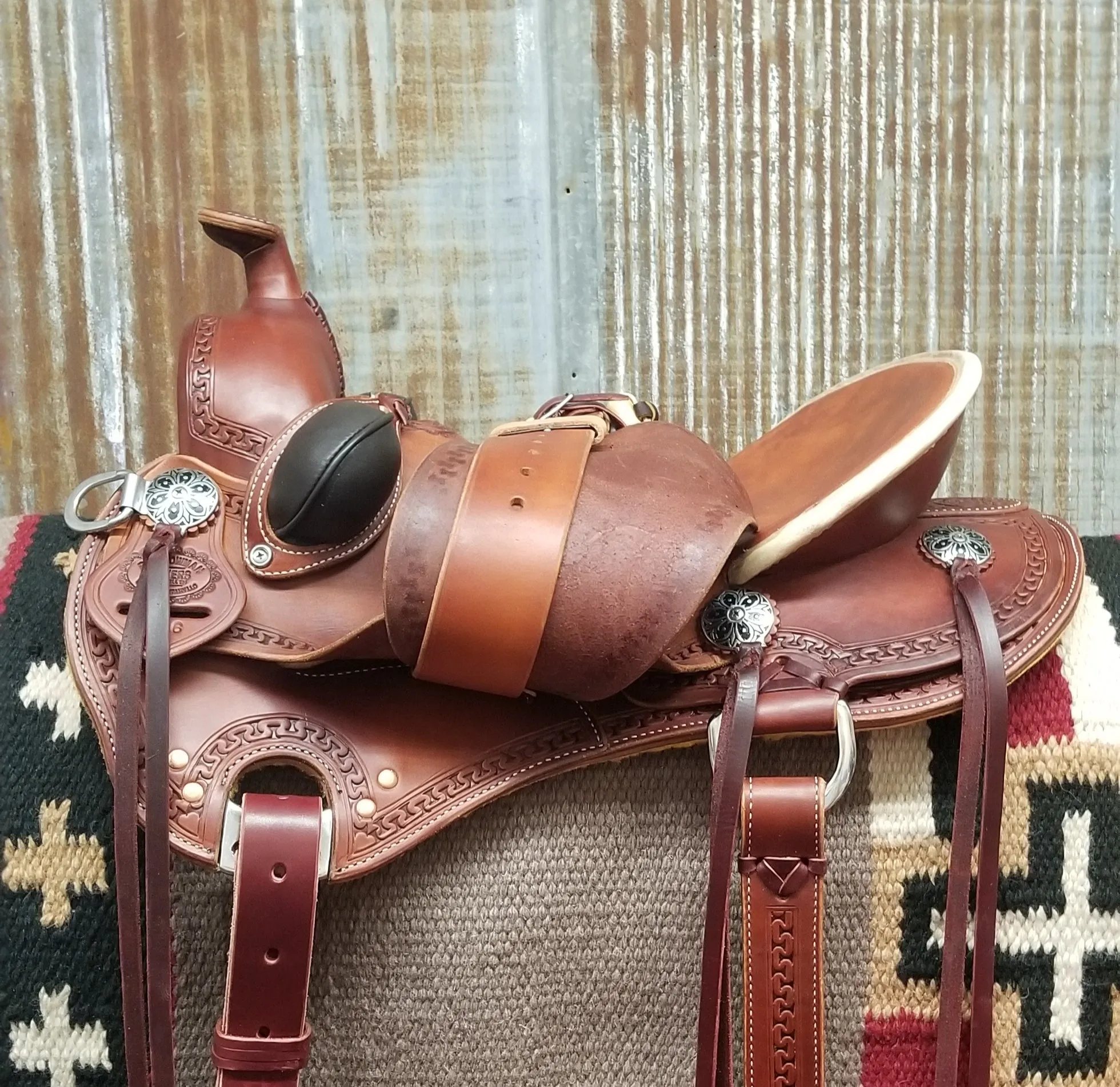 RW Bowman Mike Branch Natural Ride Saddle