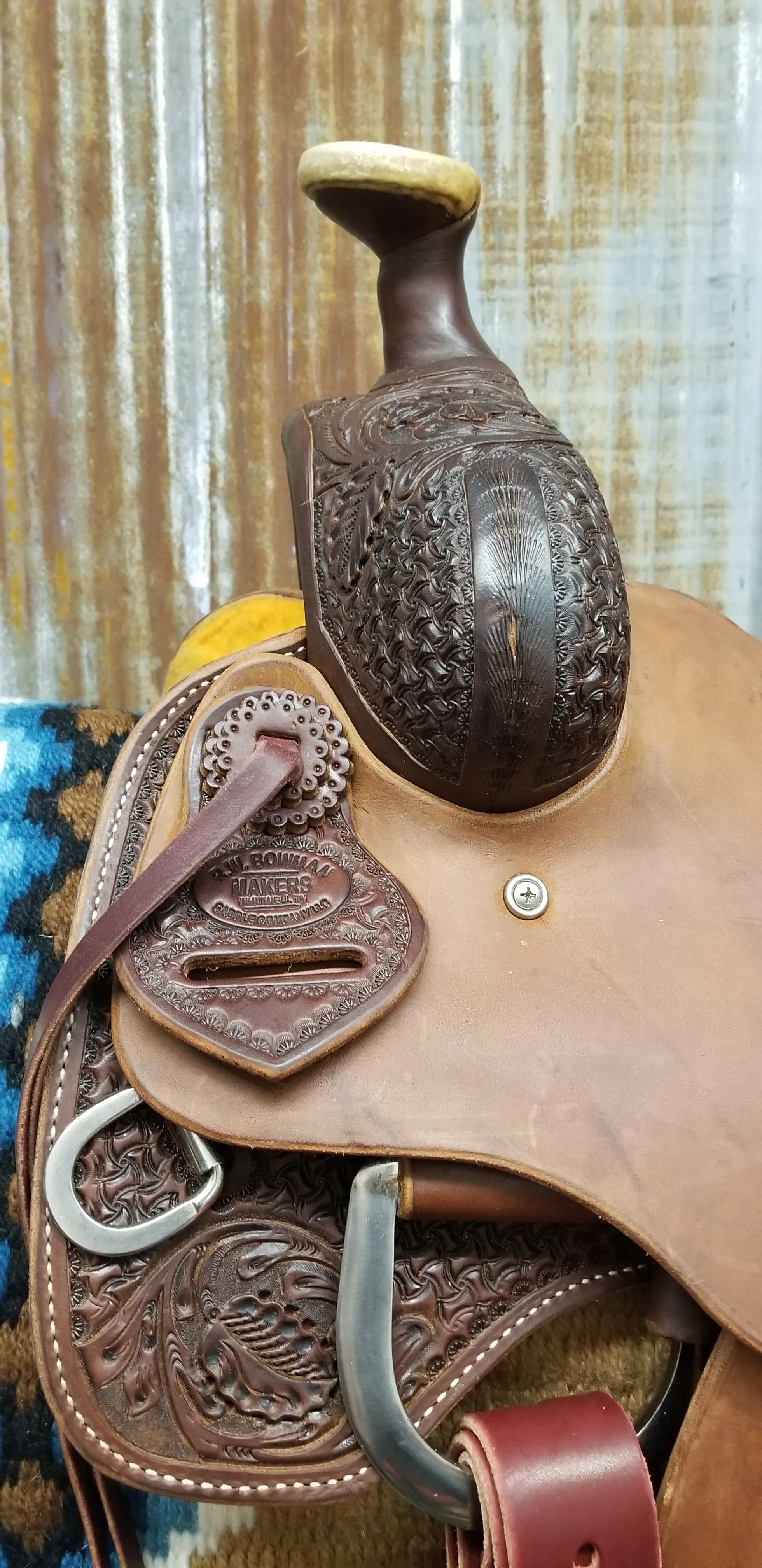 RW Bowman Will James Roper Saddle