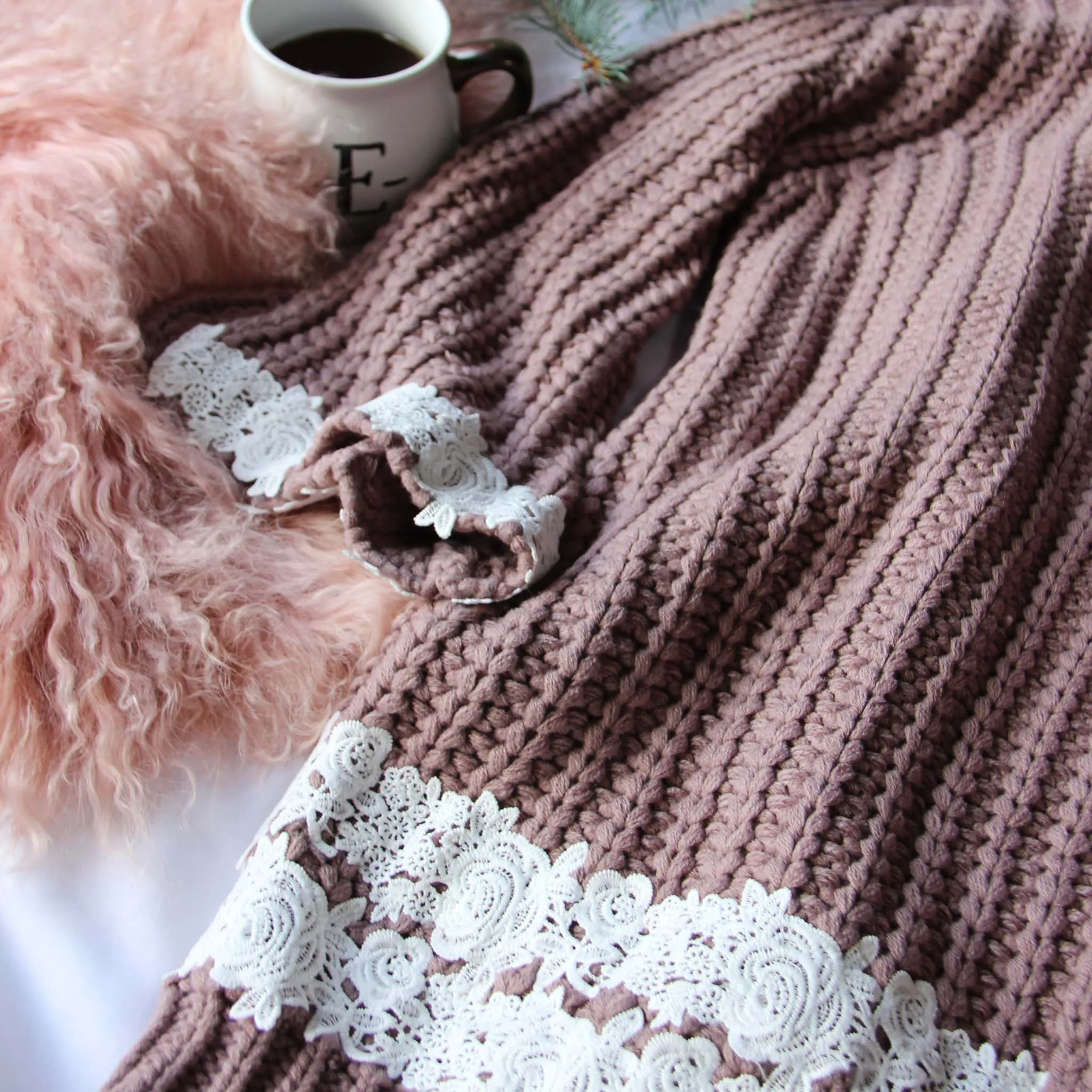 Spool Lux Knit + Lace Sweater